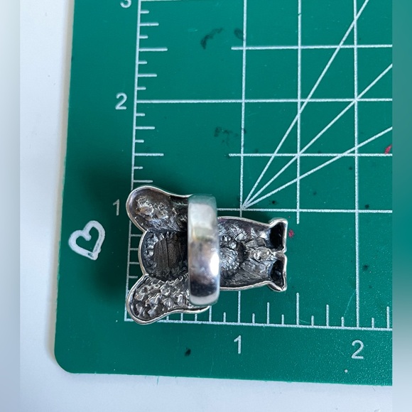 Sterling vintage elephant ring - Picture 9 of 12